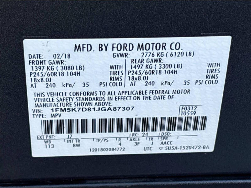 2018 Ford Explorer XLT