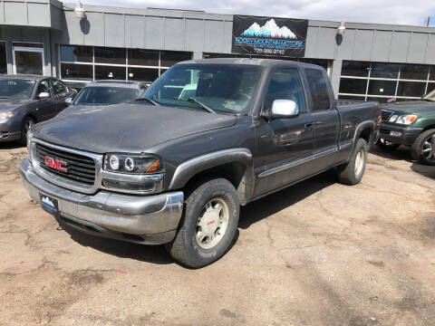 2002 GMC Sierra 1500 for sale at Rocky Mountain Motors LTD in Englewood CO