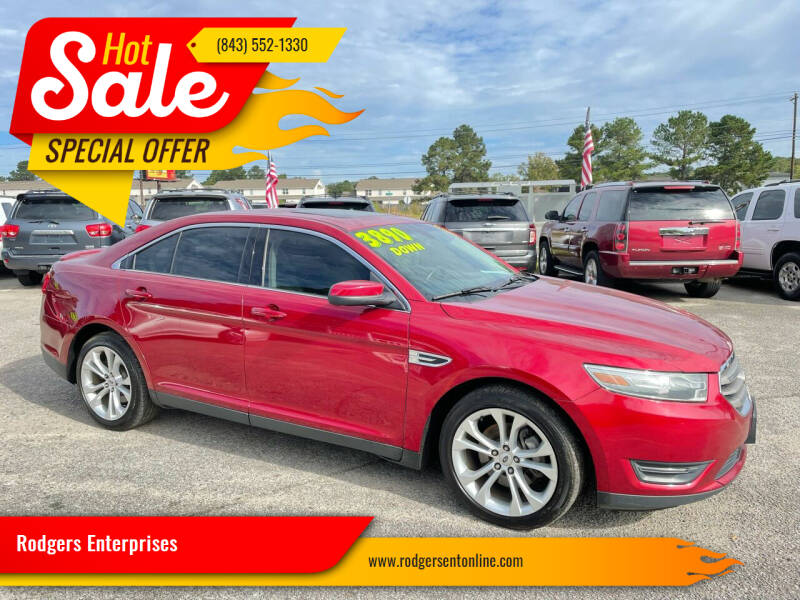 2013 Ford Taurus for sale at Rodgers Enterprises in North Charleston SC