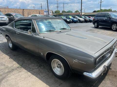 1967 Plymouth Barracuda for sale at JORDAN AUTO SALES in Youngstown OH