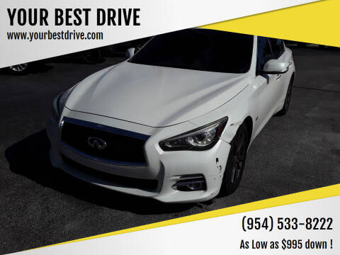 2017 Infiniti Q50 for sale at YOUR BEST DRIVE in Oakland Park FL