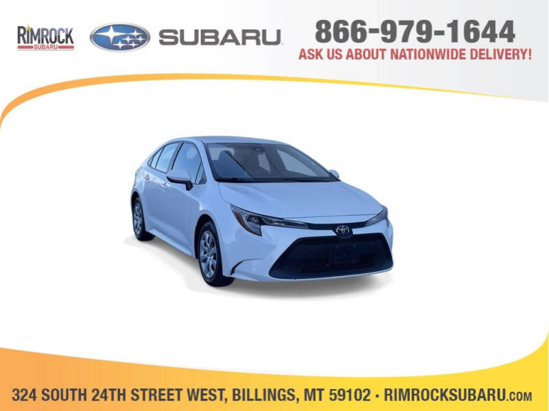 2021 Toyota Corolla for sale at RIMROCK SUBARU in Billings MT