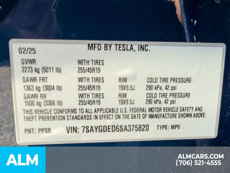 2025 Tesla Model Y Long Range