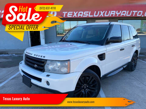 2009 Land Rover Range Rover Sport for sale at Texas Luxury Auto in Cedar Hill TX