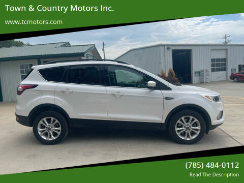 2018 Ford Escape for sale at Town & Country Motors Inc. in Meriden KS