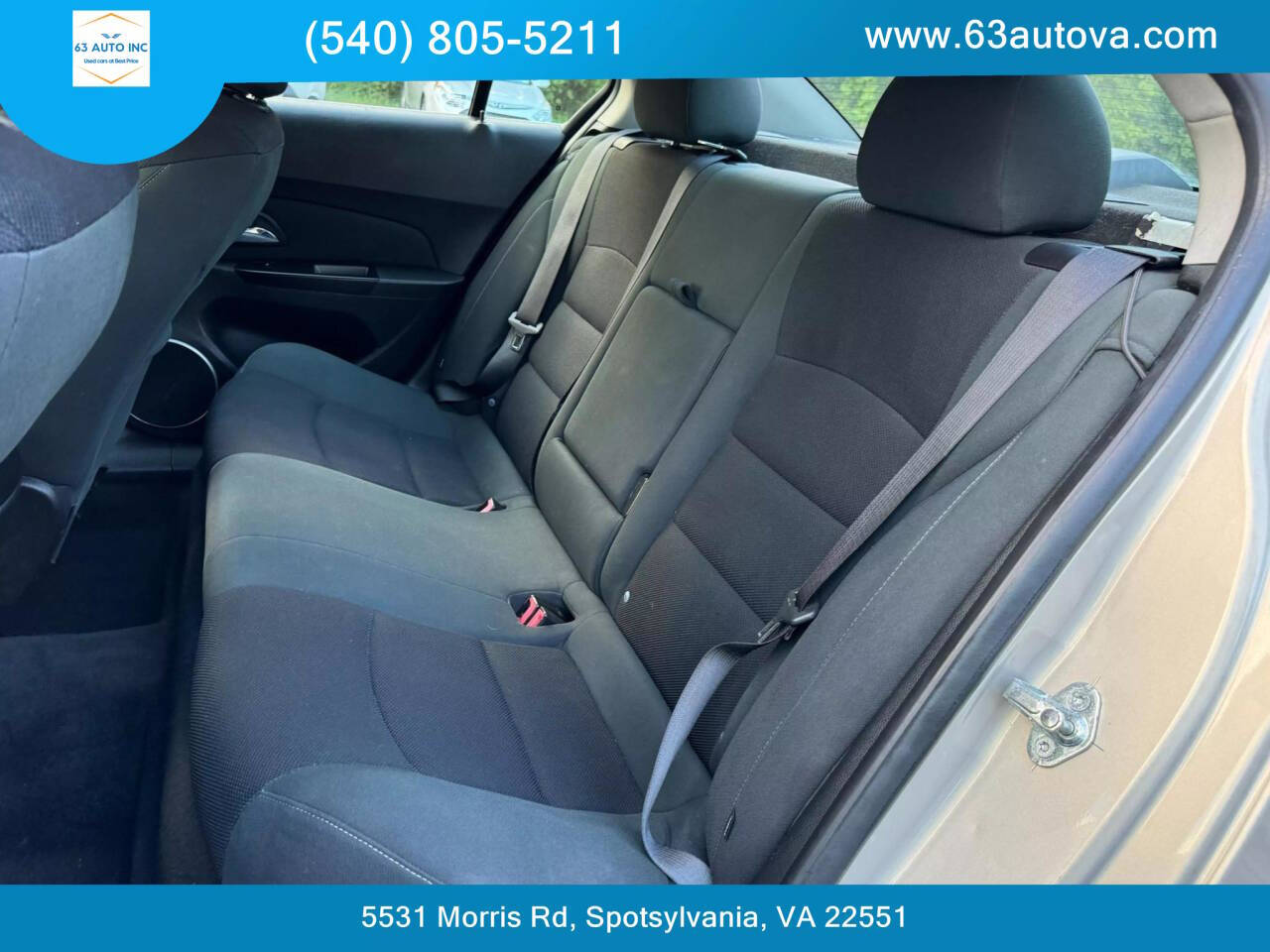 2012 Chevrolet Cruze for sale at 63 Auto Inc in Spotsylvania, VA