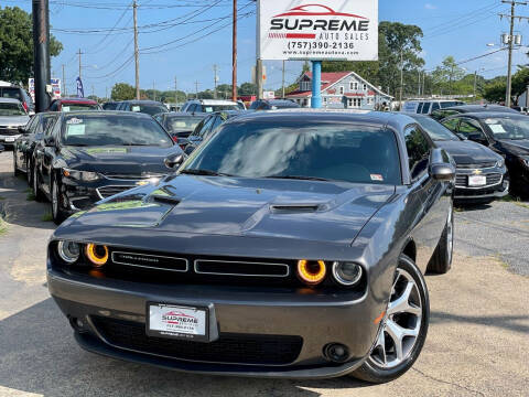 2015 Dodge Challenger for sale at Supreme Auto Sales in Chesapeake VA