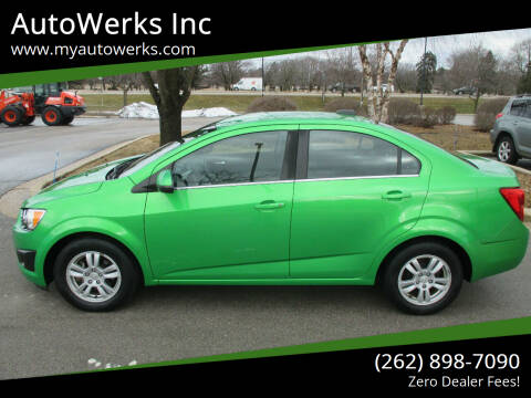 2015 Chevrolet Sonic for sale at AutoWerks Inc in Sturtevant WI