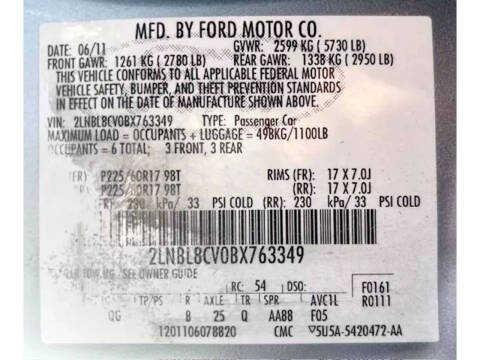 2011 Lincoln Town Car