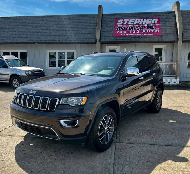 2017 Jeep Grand Cherokee for sale at Stephen Motor Sales LLC in Caldwell OH