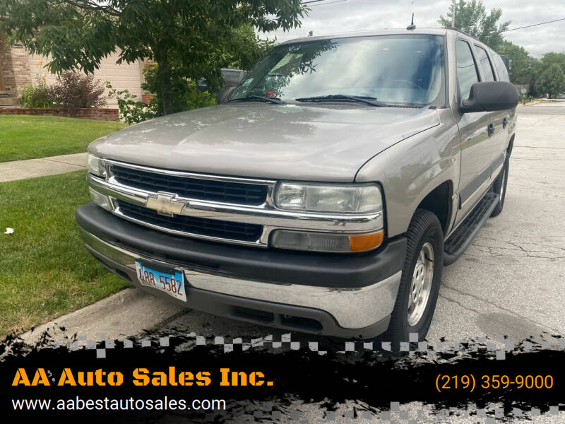 2003 Chevrolet Suburban for sale at AA Auto Sales Inc. in Gary IN