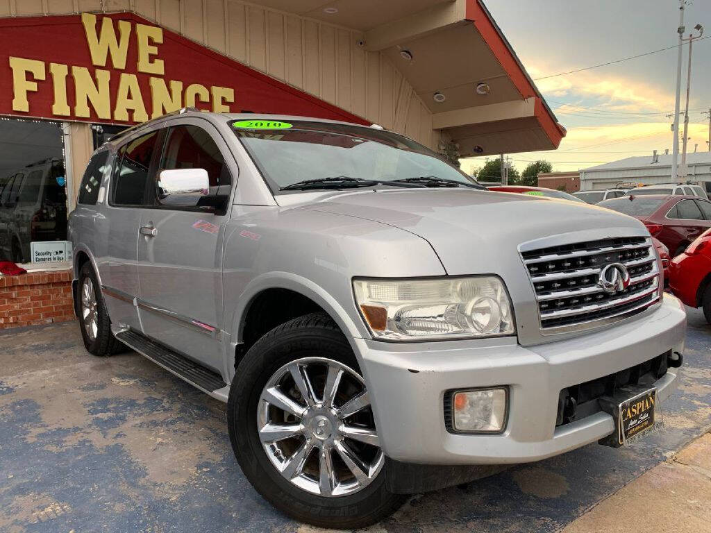 2010 INFINITI QX56 for sale at Caspian Auto Sales in Oklahoma City, OK