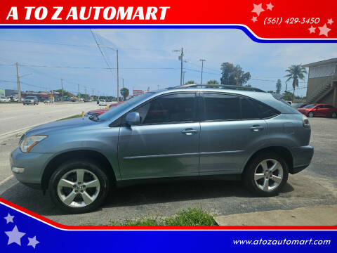 2004 Lexus RX 330 for sale at A TO Z  AUTOMART in West Palm Beach FL