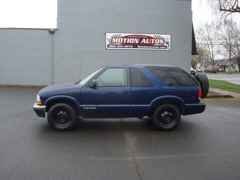 1998 Chevrolet S-10 Blazer for sale at Motion Autos in Longview WA