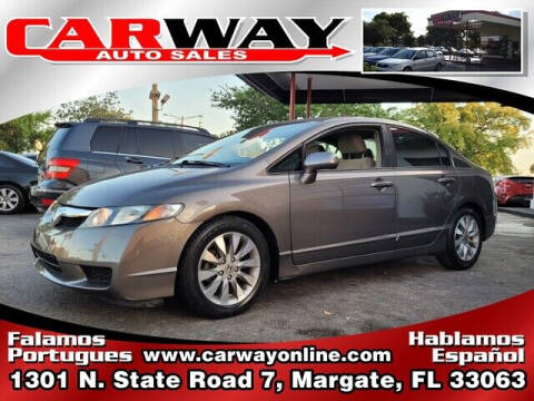 2010 Honda Civic for sale at CARWAY Auto Sales in Margate FL
