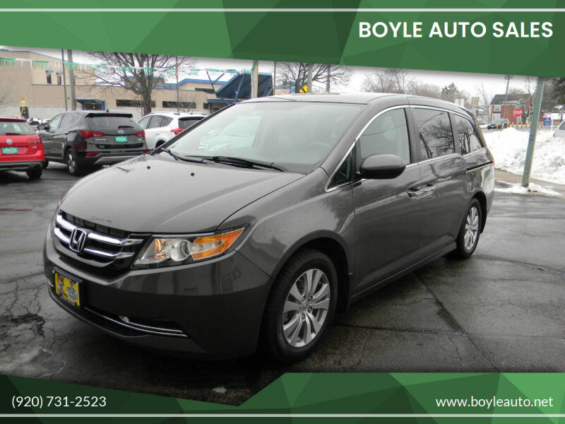 2014 Honda Odyssey for sale at Boyle Auto Sales in Appleton WI