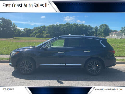 2018 Infiniti QX60 for sale at East Coast Auto Sales llc in Virginia Beach VA