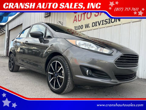 2018 Ford Fiesta for sale at CRANSH AUTO SALES, INC in Arlington TX