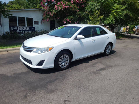 2013 Toyota Camry for sale at TR MOTORS in Gastonia NC