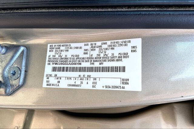 2018 Ford Escape SE