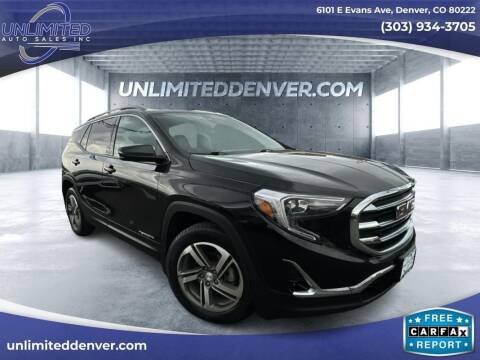 2020 GMC Terrain for sale at Unlimited Auto Sales in Denver CO