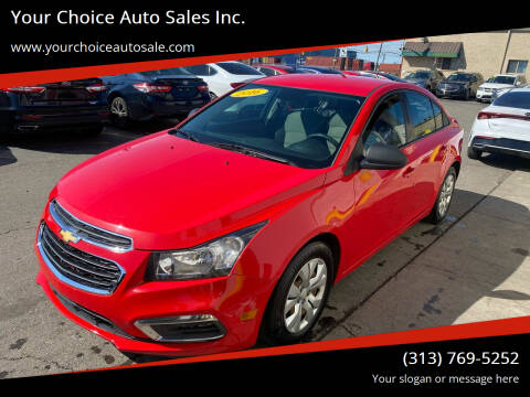 2016 Chevrolet Cruze Limited for sale at Your Choice Auto Sales Inc. in Dearborn MI