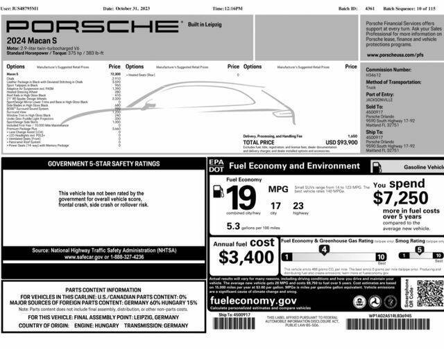 2024 Porsche Macan S