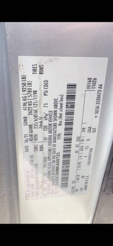 2021 Ford Transit 350 XLT