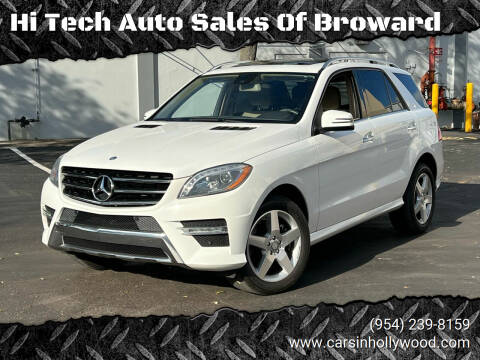 2014 Mercedes-Benz M-Class for sale at Hi Tech Auto Sales Of Broward in Hollywood FL