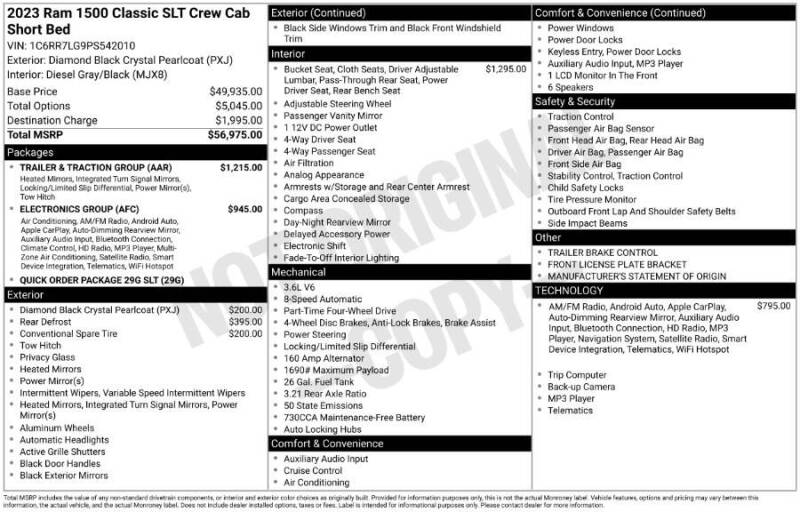 2023 RAM 1500 Classic
