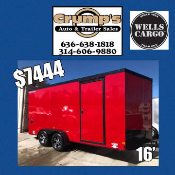 2021 Wells Cargo 16’ Enclosed Trailer