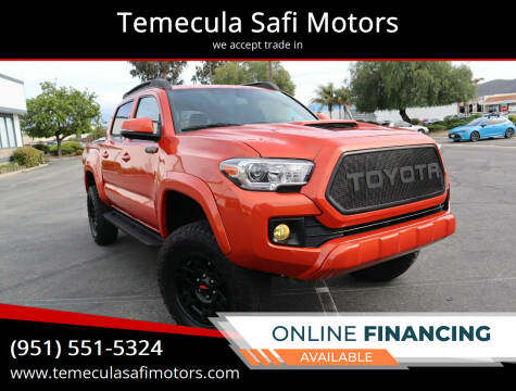 2017 Toyota Tacoma for sale at Temecula Safi Motors in Temecula CA