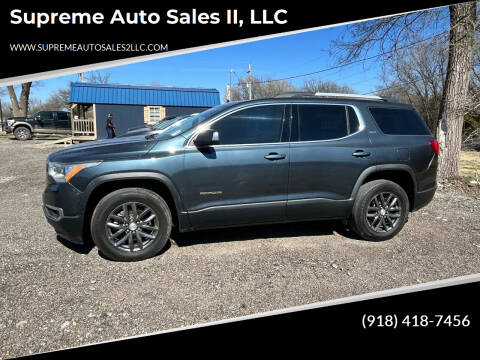 2019 GMC Acadia for sale at Supreme Auto Sales II, LLC in Nowata OK