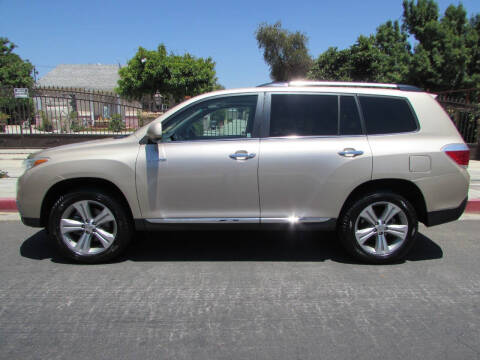 2012 Toyota Highlander for sale at Valley's Best Auto Sales in Reseda CA