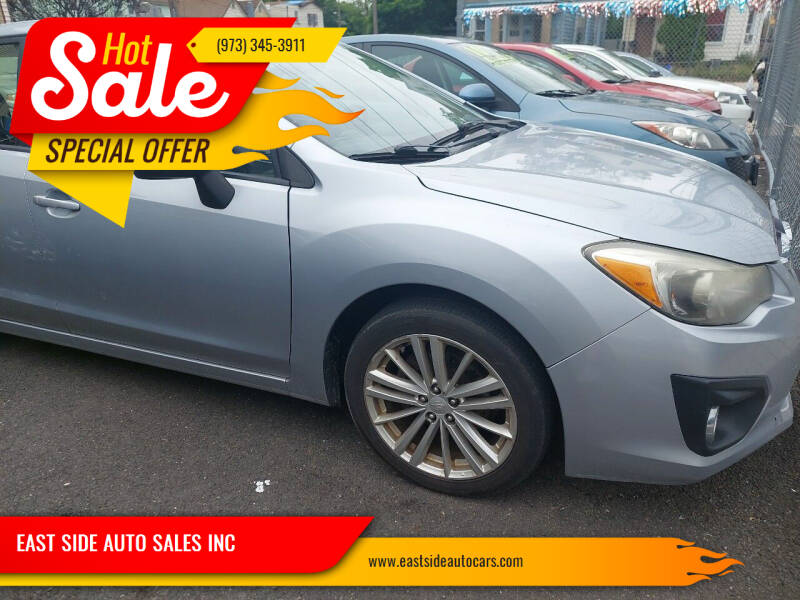 2013 Subaru Impreza for sale at EAST SIDE AUTO SALES INC in Paterson NJ