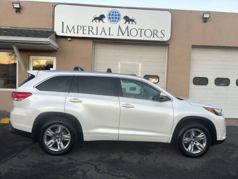 2017 Toyota Highlander for sale at Imperial Motors in Plainville CT