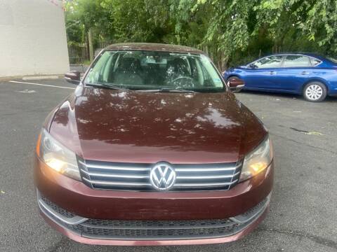 2013 Volkswagen Passat for sale at FIRST CLASS AUTO in Arlington VA