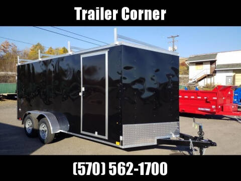 Look Trailers STLC 7X16 - RAMP - RACKS