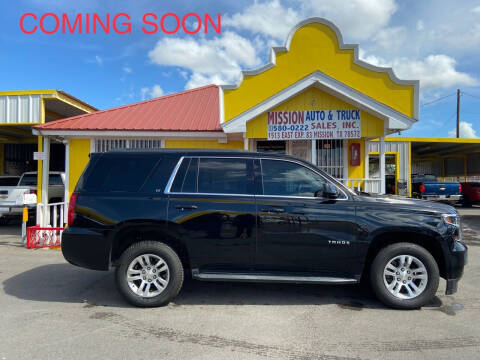 2019 Chevrolet Tahoe for sale at Mission Auto & Truck Sales, Inc. in Mission TX