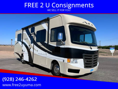 2015 Thor Industries A.C.E. for sale at FREE 2 U Consignments in Yuma AZ