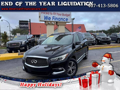 2018 Infiniti QX60 for sale at American Financial Cars in Orlando FL