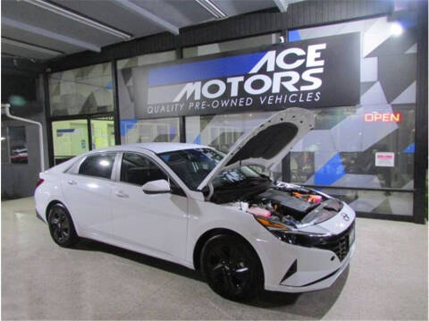 2021 Hyundai Elantra Hybrid Blue