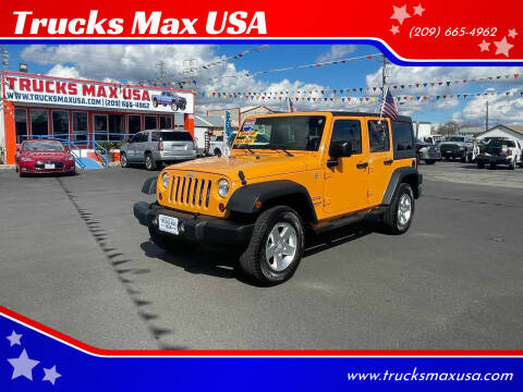 2012 Jeep Wrangler Unlimited for sale at Trucks Max USA in Manteca CA