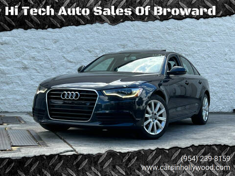2014 Audi A6 for sale at Hi Tech Auto Sales Of Broward in Hollywood FL