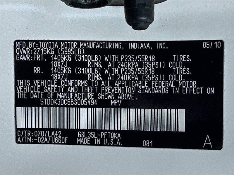 2011 Toyota Sienna