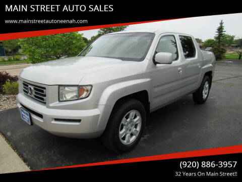 2006 Honda Ridgeline for sale at MAIN STREET AUTO SALES in Neenah WI