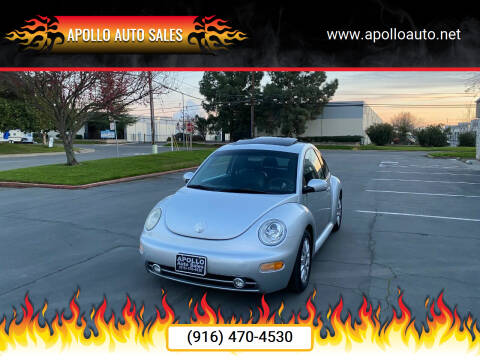 2005 Volkswagen New Beetle for sale at APOLLO AUTO SALES in Sacramento CA