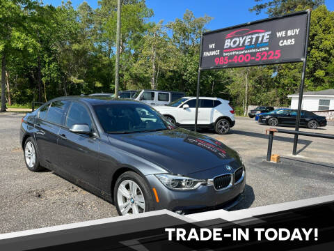 2016 BMW 3 Series for sale at Auto Group South - Boyette Auto Sales in Covington LA