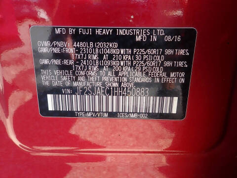 2017 Subaru Forester 2.5i Premium