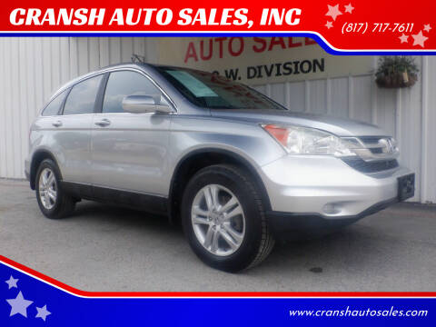 2011 Honda CR-V for sale at CRANSH AUTO SALES, INC in Arlington TX